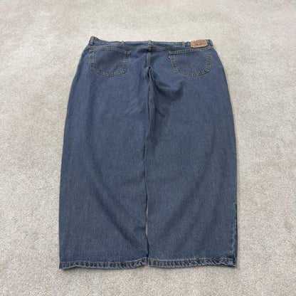 Levi’s 560 baggy jeans y2k blue Comfort fit wide leg denim pants red tab logo