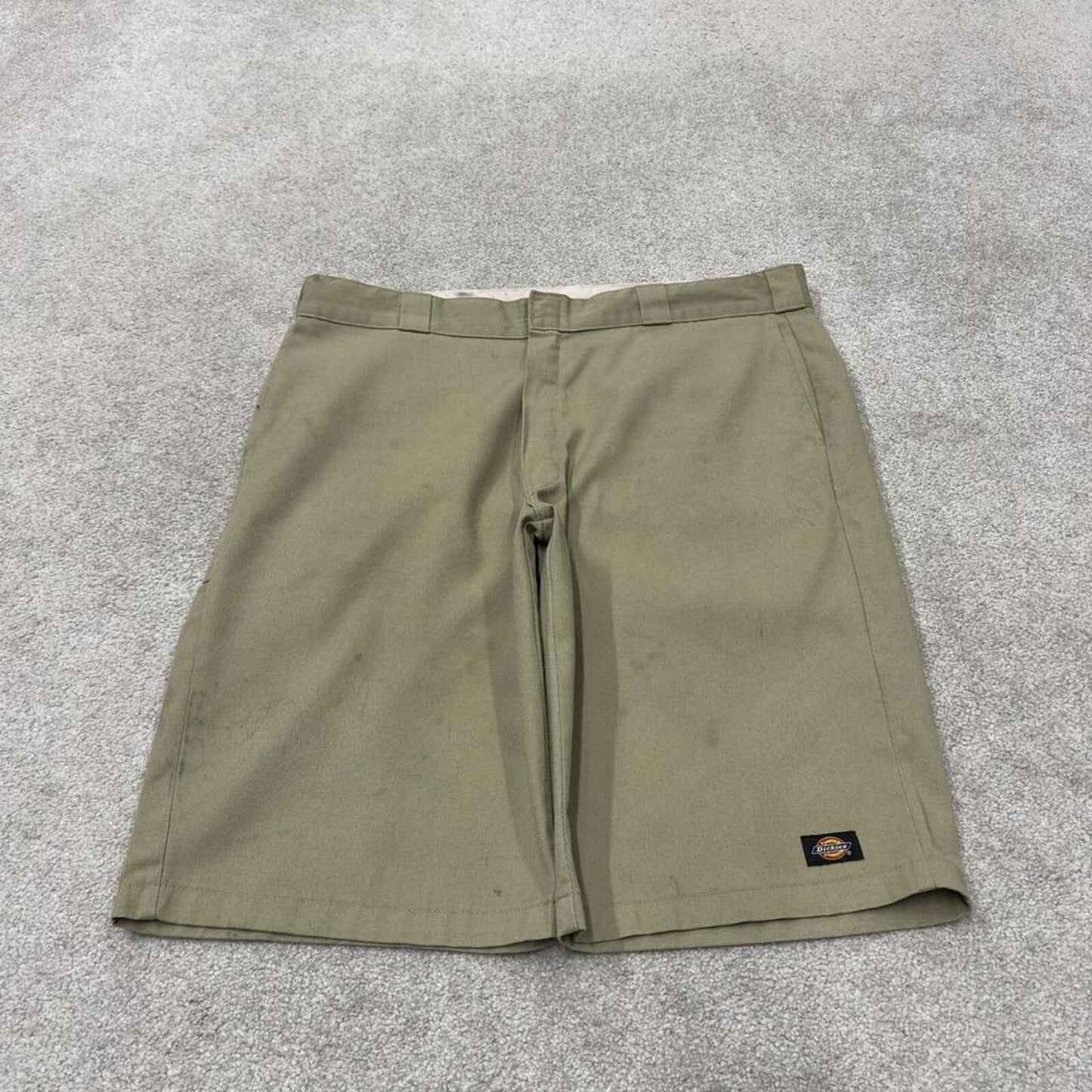 Dickies baggy chino shorts carpenter khaki Chino style skater shorts long wide leg festival