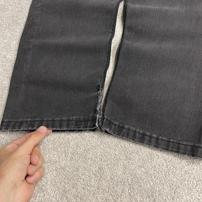 Levi's 505 straight fit jeans y2k faded black Regular straight leg denim pants red tab logo
