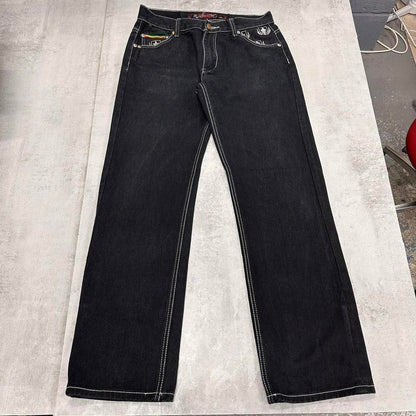 Dark navy Ruthless Art jeans W31L31