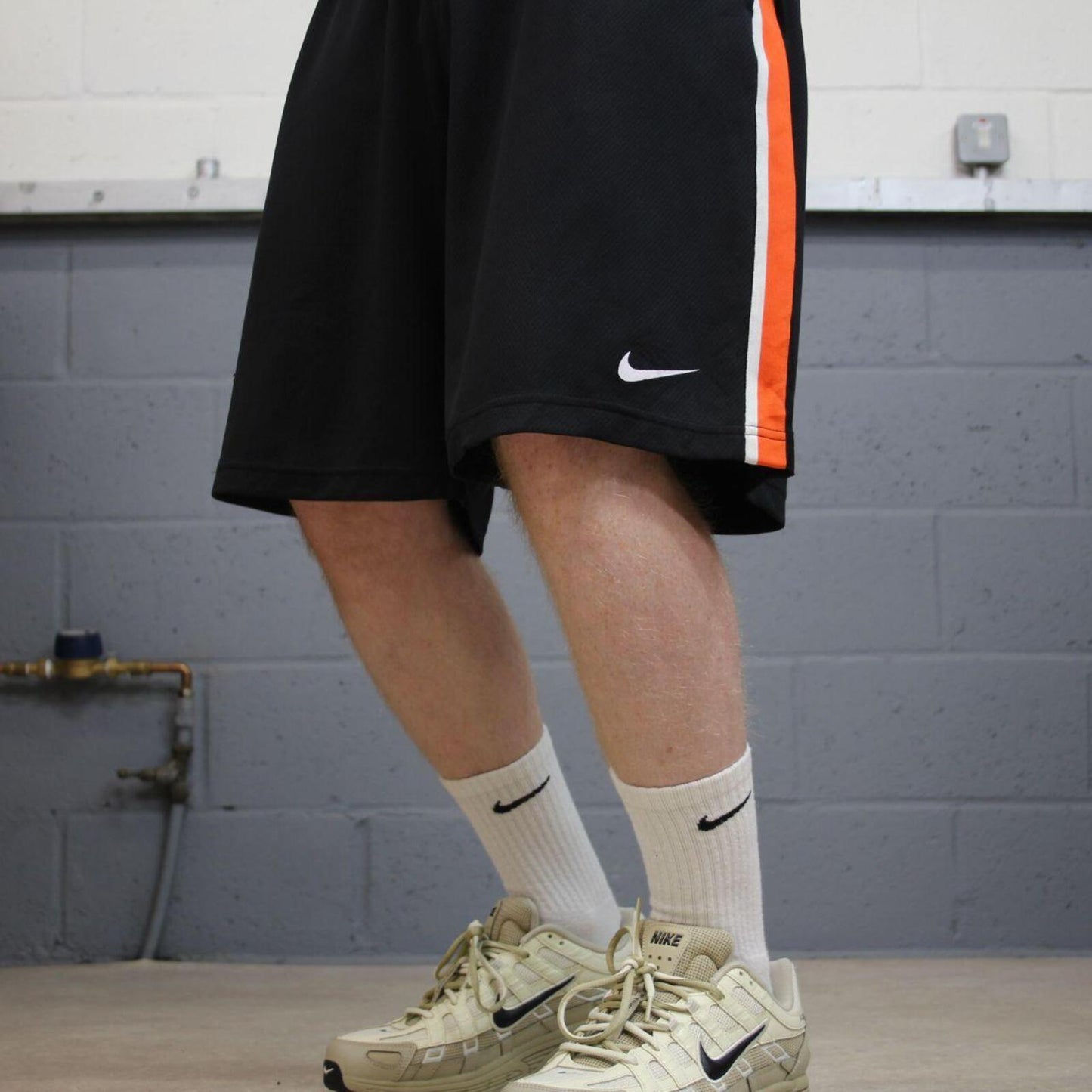 Nike sports shorts y2k loose black Casual style comfy loose floaty summer gym shorts