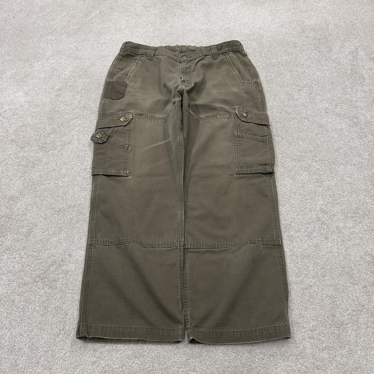 Carhartt double knee cargo pants y2k relaxed utility trousers Loose leg skater style workwear pants