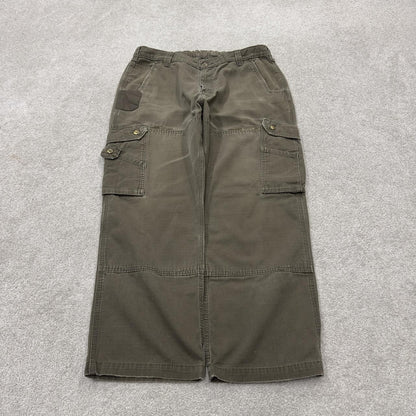 Carhartt double knee cargo pants y2k relaxed utility trousers Loose leg skater style workwear pants
