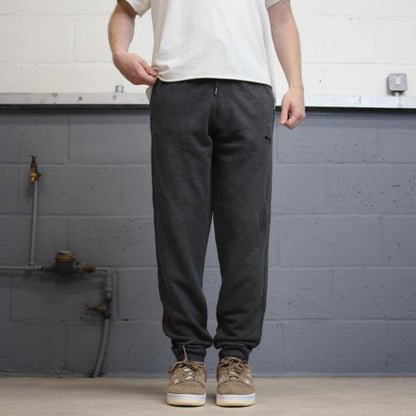 Y2k Grey Puma joggers M Mens sweatpants gymwear embroidered logo
