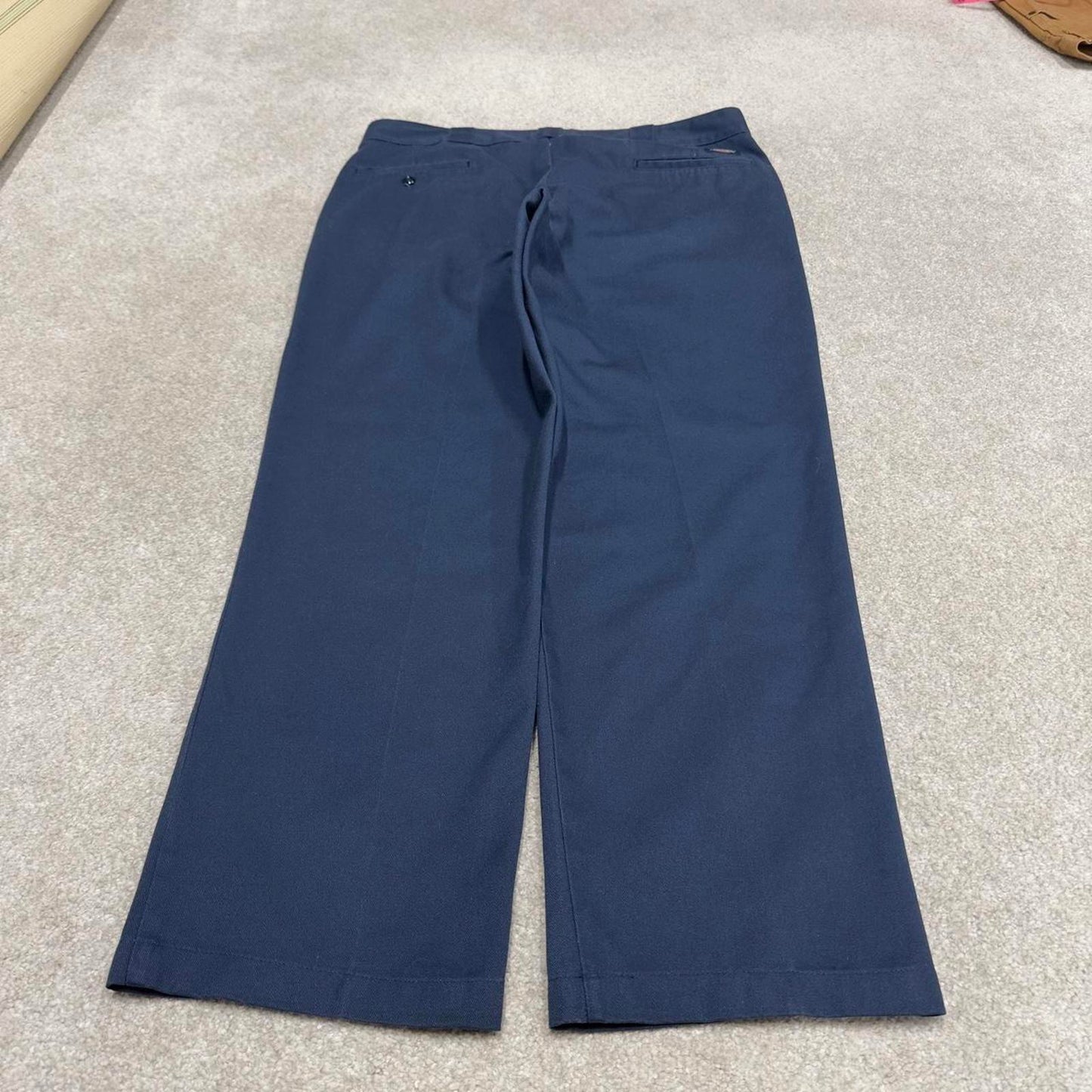 90s Dickies work skate pants W38L30 navy twill chino 90s skater style workwear trousers