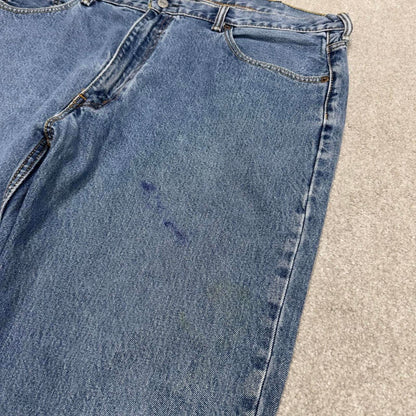 Y2k baggy Levis 550 jeans W40L30 blue denim loose 90s relaxed style skater jeans red tab logo