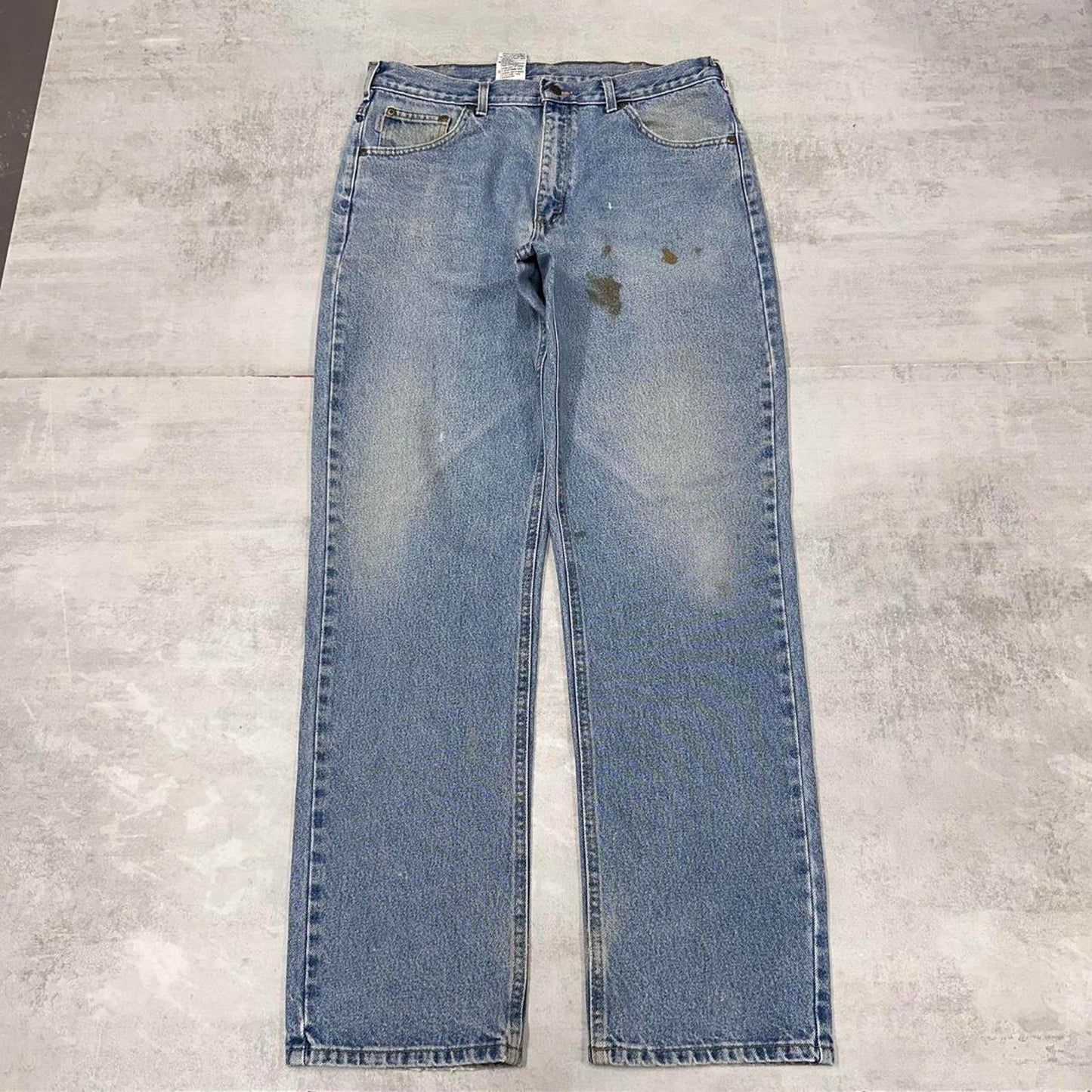 Mens vintage Carhartt jeans W36 L34 blue loose relaxed 90s style jeans