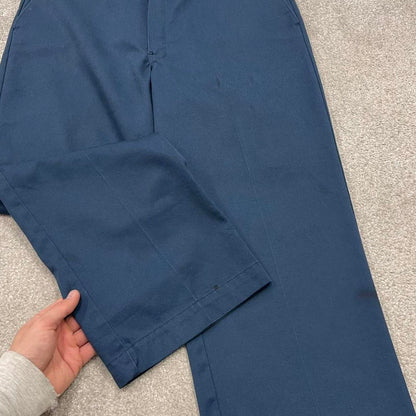 Y2K Dickies work pants faded navy Loose leg chino skater style trousers