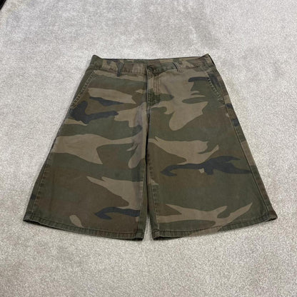 Dickies camo chino shorts carpenter green Chino skater / surf camouflage shorts loose fit