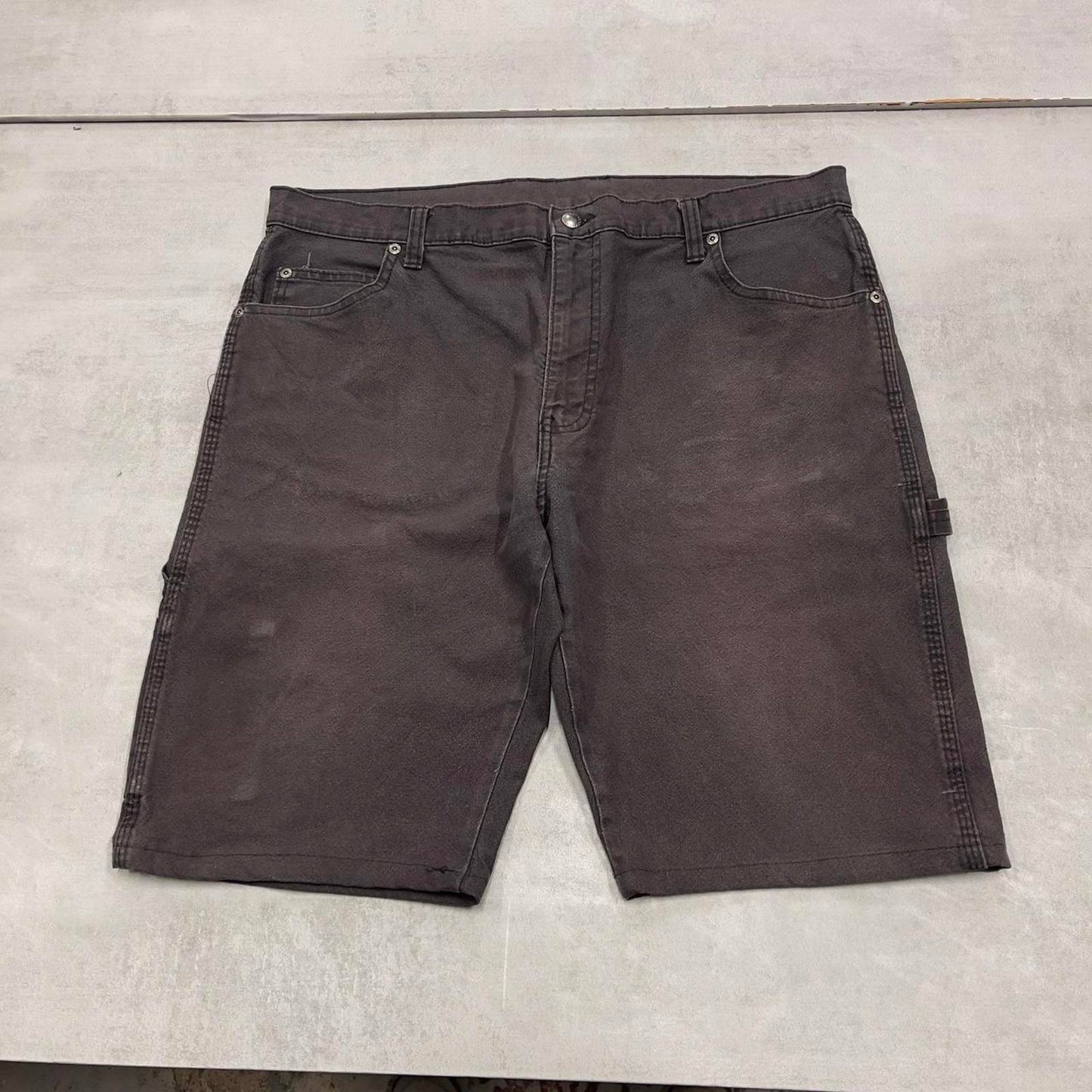 Black Dickies carpenter jorts W36