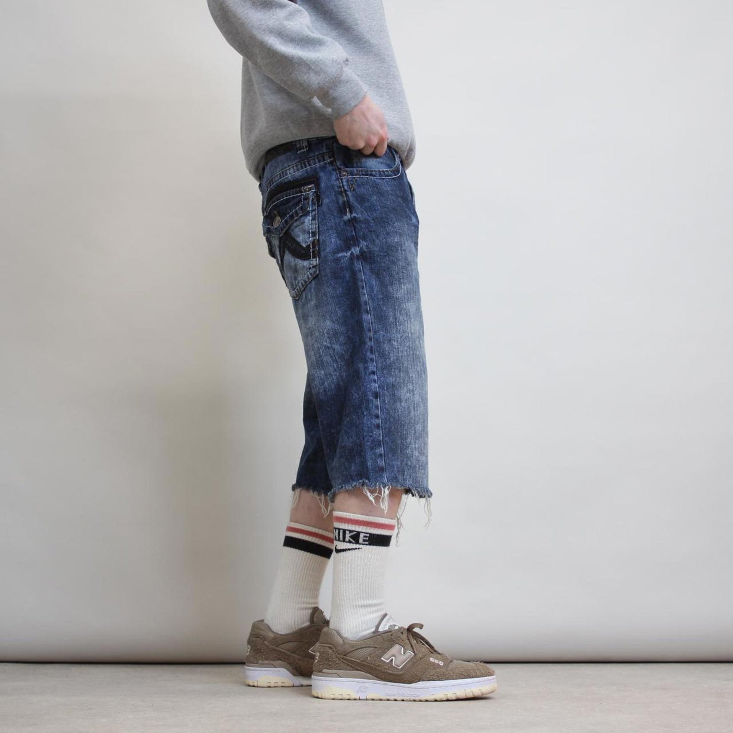 Blue CJ Black premium jean shorts W34