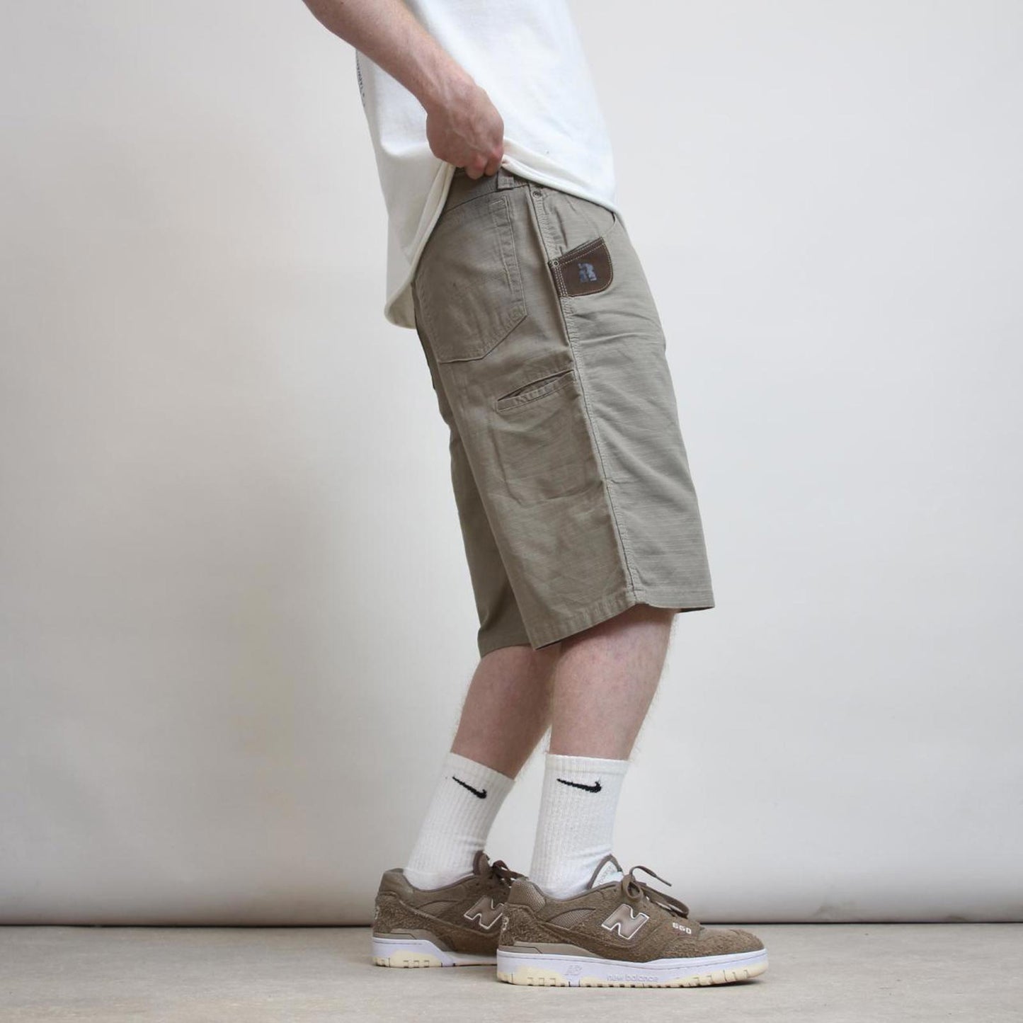 Mens baggy Wrangler carpenter Shorts W35