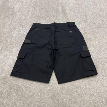 Y2k Dickies cargo work shorts black Ripstop style skater shorts loose utility