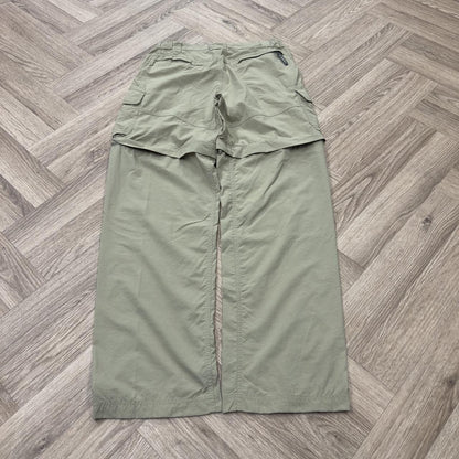 Y2K Columbia convertible technical trousers / shorts Floaty lightweight packable trouser shorts
