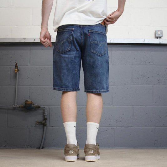 Blue Levis 541 jorts W34