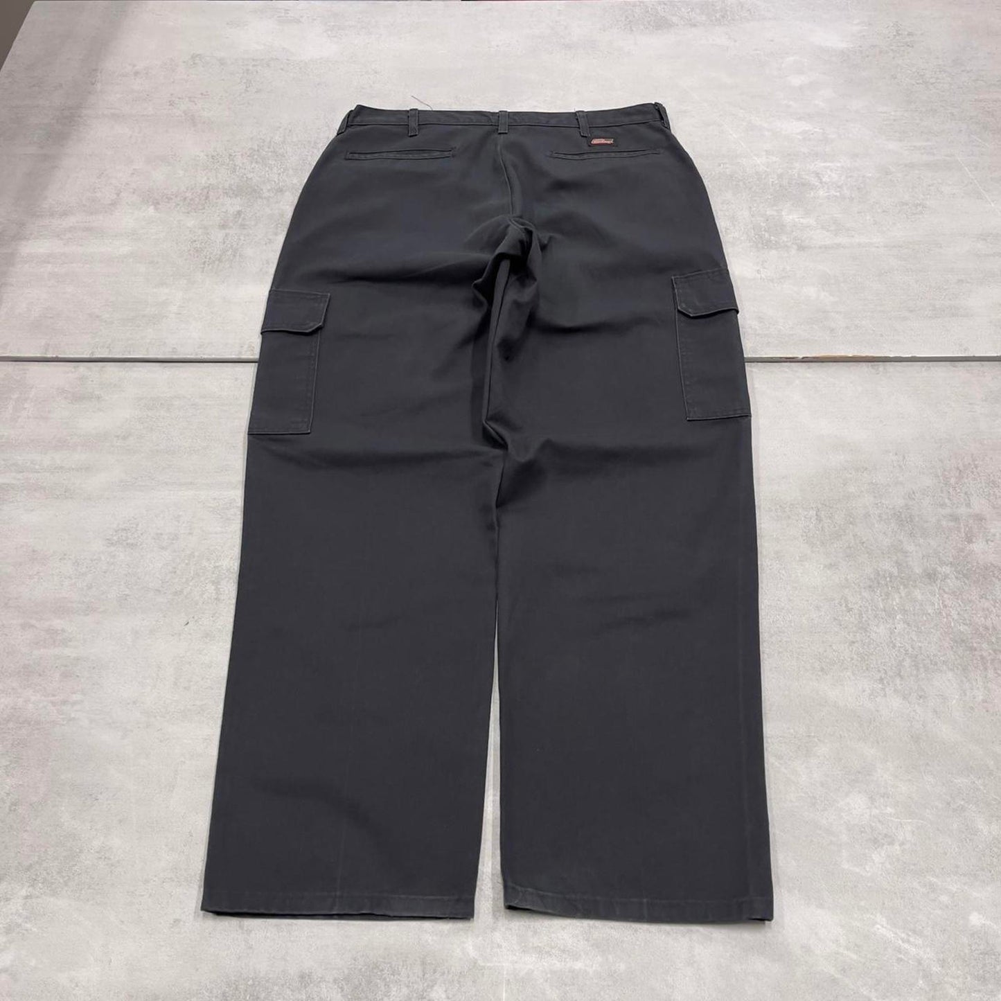 Baggy black Dickies cargo trousers W36L32