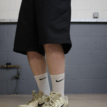 Dickies stripe chino shorts carpenter black Chino skater / surf shorts stripey baggy