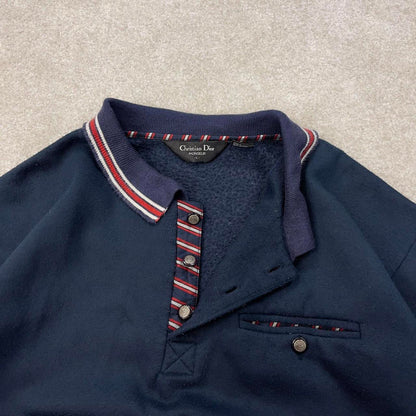 Vintage Christian Dior polo sweatshirt S / M