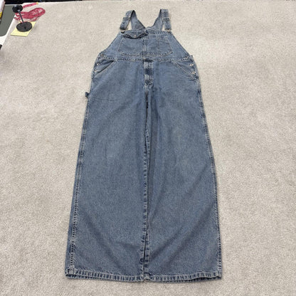 Vintage Levi’s baggy Silvertab dungarees 00s denim overalls blue