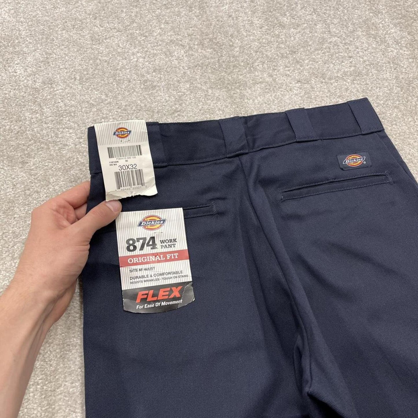 Y2k Dickies 874 work pants 30x32 navy Loose original fit workwear skater trousers
