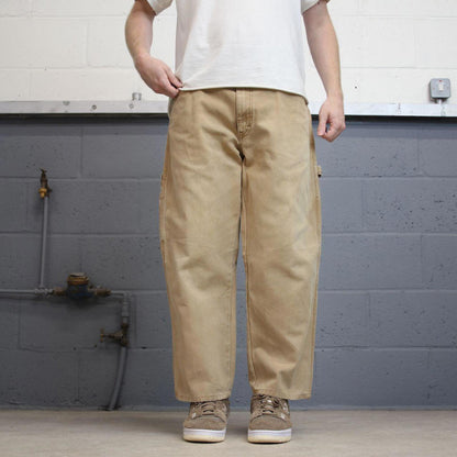 Tan Dickies carpenter jeans W36L27 loose canvas 90s skater style cargo pants