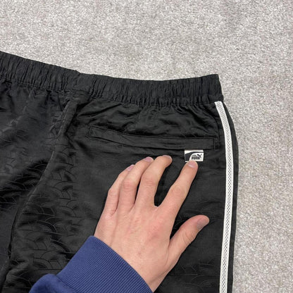 Y2k Puma tracksuit bottoms stripe black