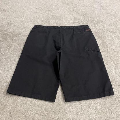 Dickies extra baggy chino shorts black carpenter Chino style skater shorts wide leg festival
