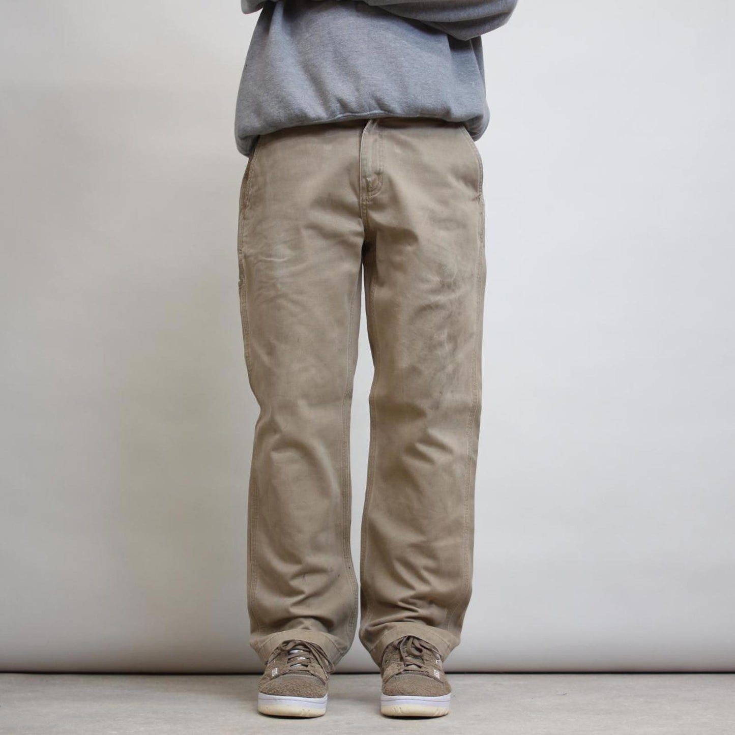 Carhartt carpenter pants W33L30 tan relaxed 90s style cargos