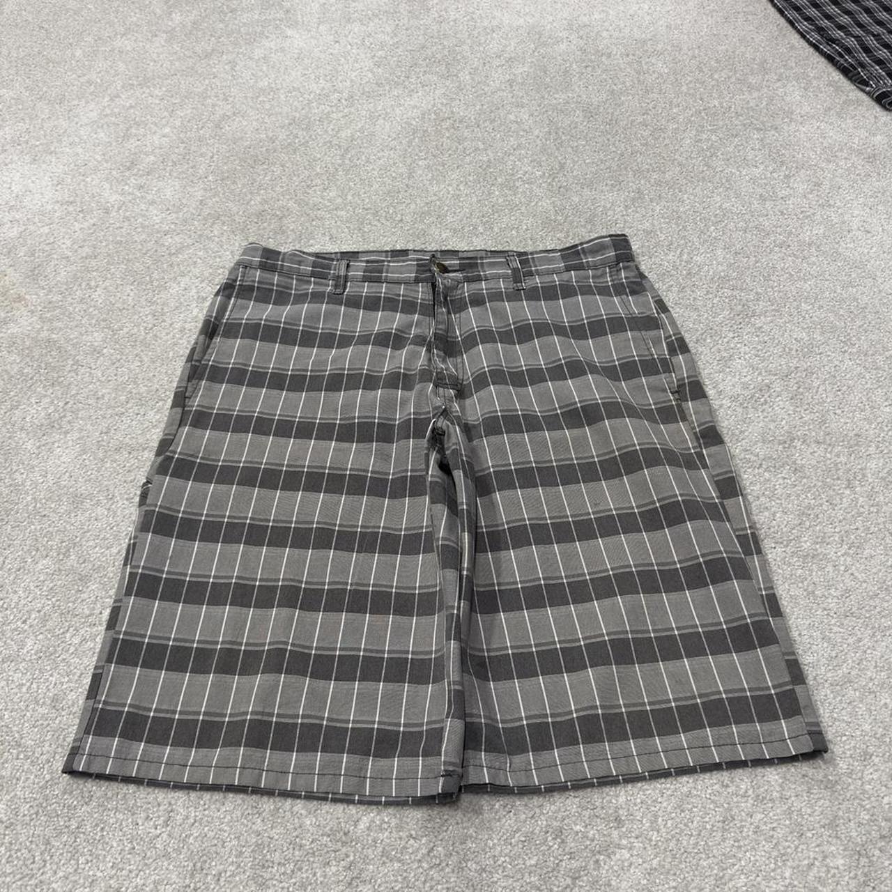Dickies checkered chino shorts carpenter grey Chino skater / surf shorts loose fit festival