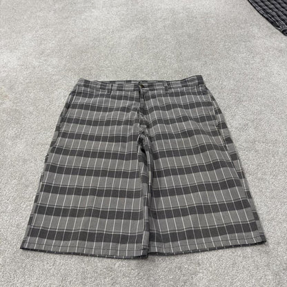 Dickies checkered chino shorts carpenter grey Chino skater / surf shorts loose fit festival