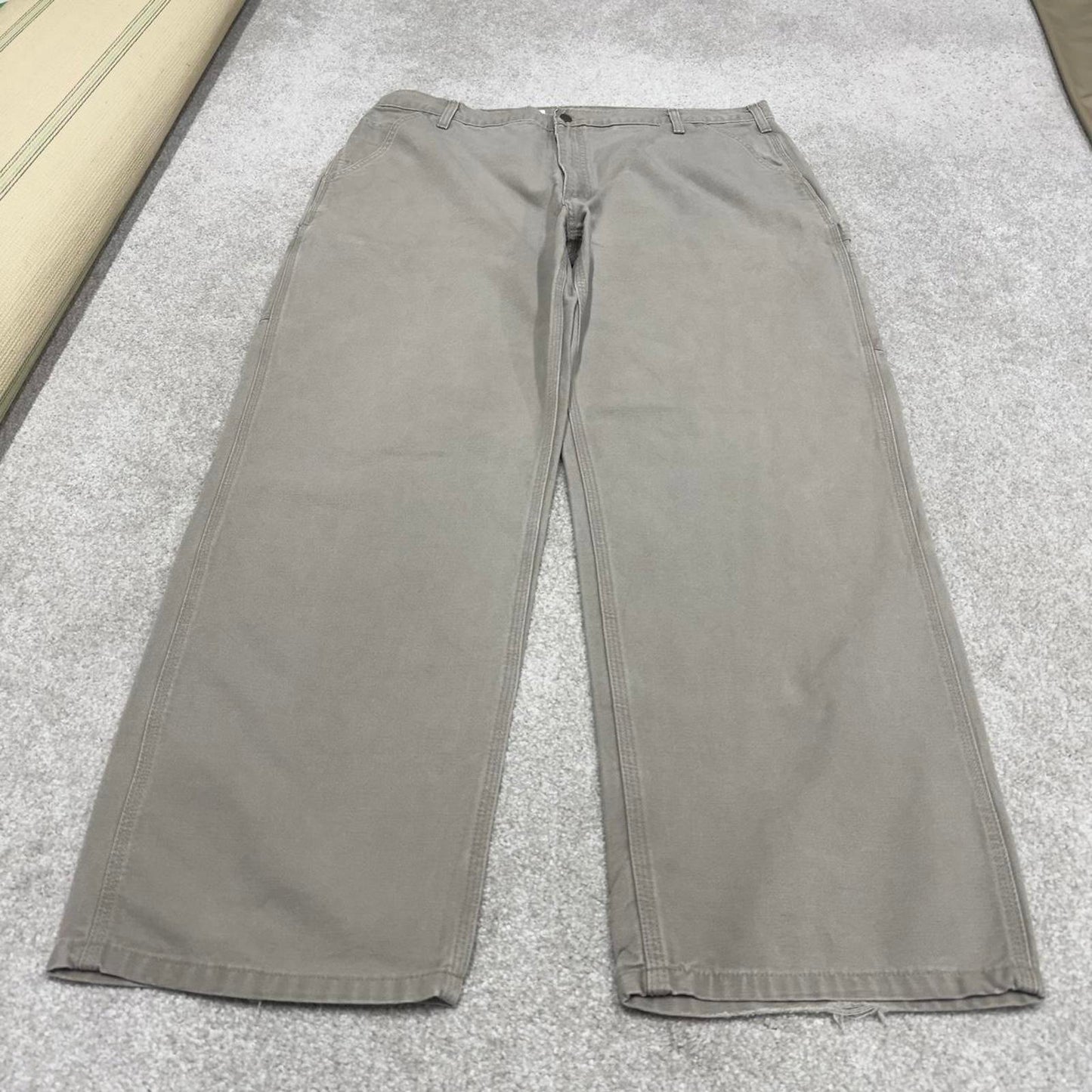 Vintage baggy Carhartt carpenter jeans stone 90s skater style W42L32 wide leg carpenters