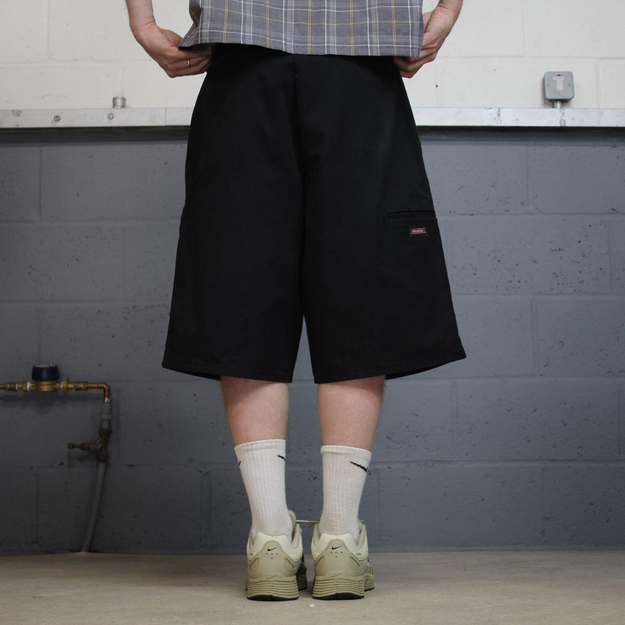 Dickies carpenter long leg chino shorts black Twill style skater shorts long leg festival