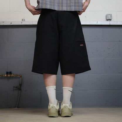 Dickies carpenter long leg chino shorts black Twill style skater shorts long leg festival