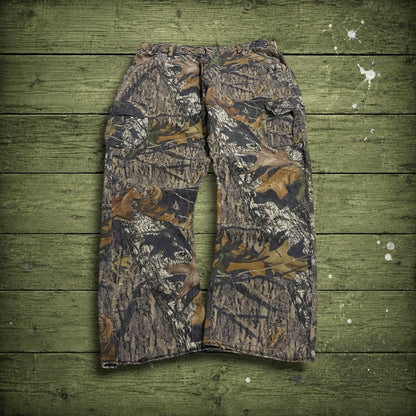 Vintage camo cargo pants y2k utility khaki Field Staff mossy oak Realtree camouflage hunting cargos
