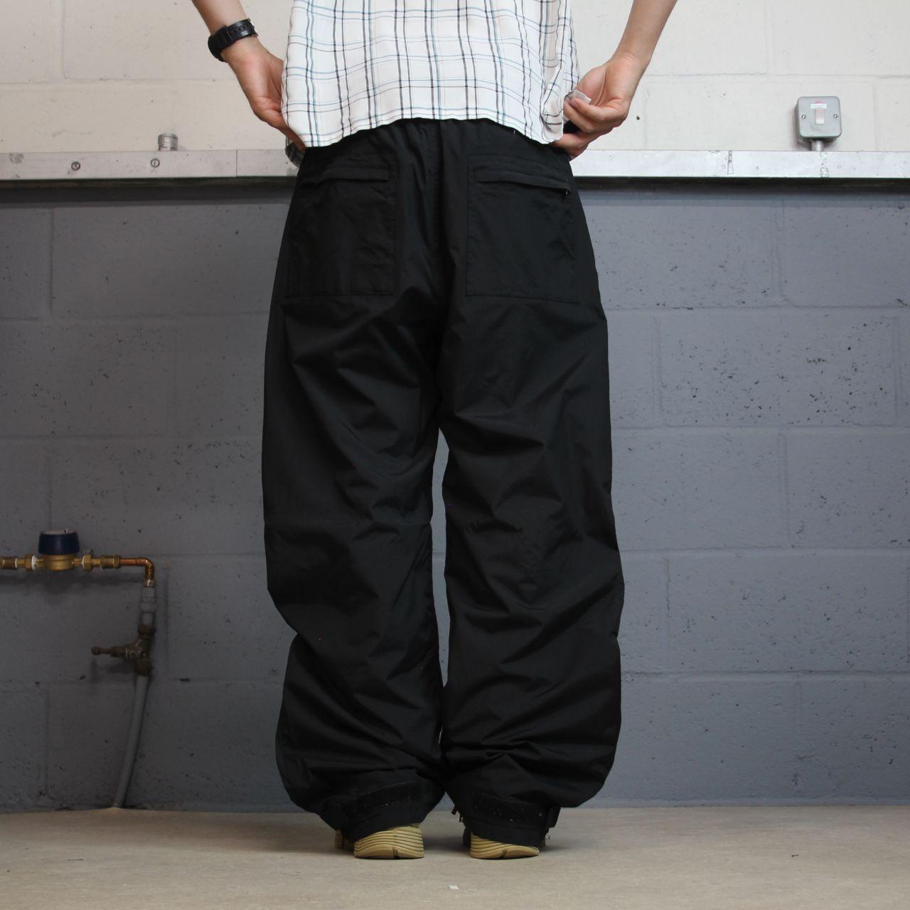 Dickies baggy waterproof tracksuit bottoms black Wide leg lined waterproof technical trousers
