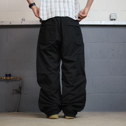 Dickies baggy waterproof tracksuit bottoms black Wide leg lined waterproof technical trousers