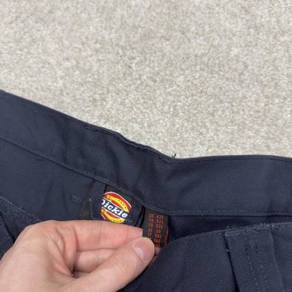 Dickies cargo work pants navy Loose straight leg utility trousers