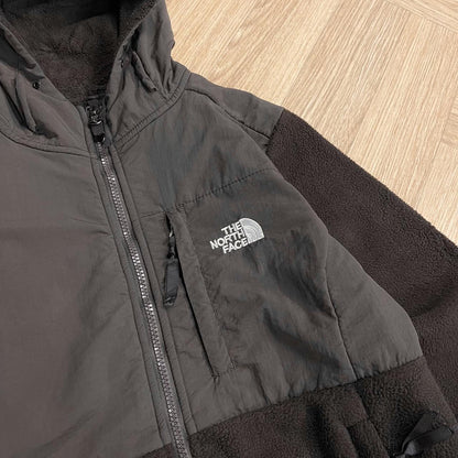 North Face Denali fleece brown Women's TNF full zip hooded paneled autumn technical Polartec fleece