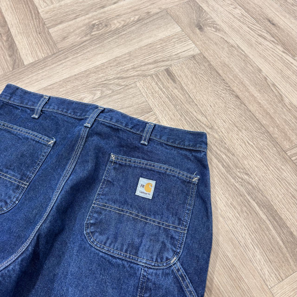 Baggy Carhartt FR carpenter jeans y2k Loose utility denim workwear skate cargo trousers