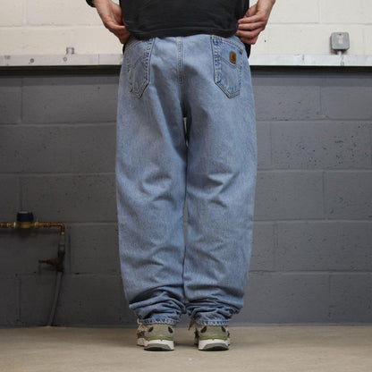 Carhartt jeans denim work pants blue Traditional fit 100% cotton skater style pants