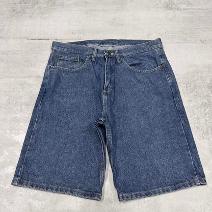 Mens Baggy Wrangler jorts W34 denim skater style shorts