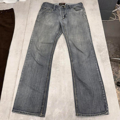 Blue Projek Raw jeans W34 L33 loose denim y2k hip hop jeans