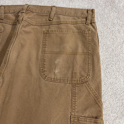 Canvas carpenter jeans y2k loose W40L30 tan brown