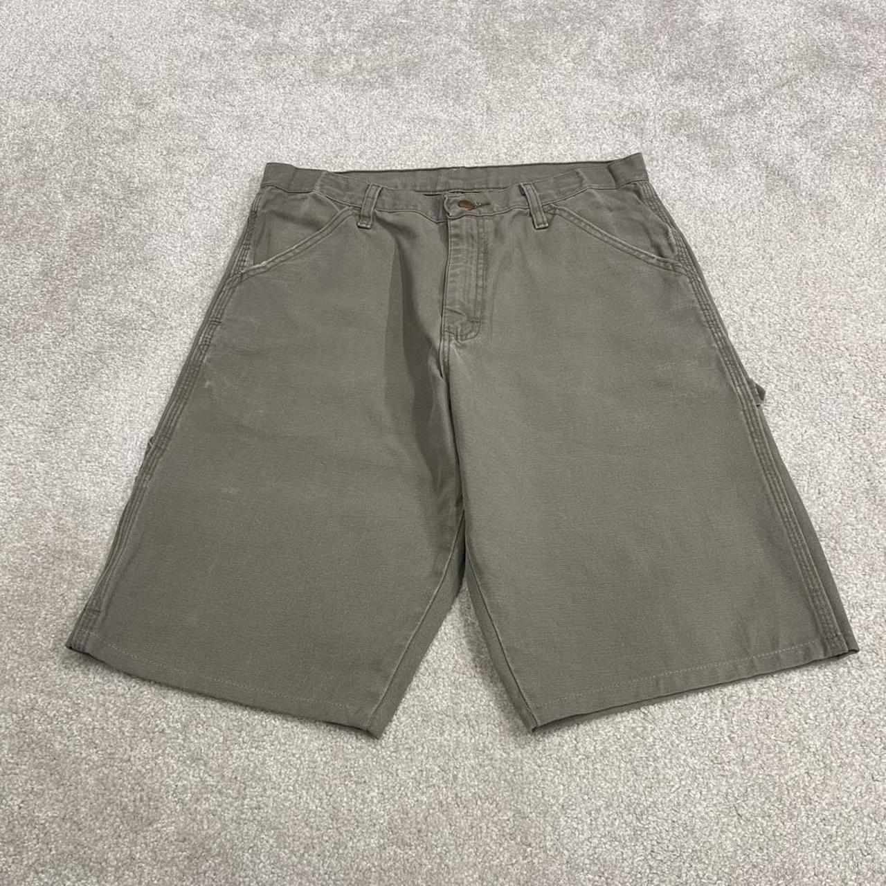 Rustler carpenter shorts khaki grey Loose skater style summer festival cargo jorts