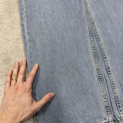 Levi’s 505 jeans Y2K blue denim straight leg 2000s style pants red tab logo
