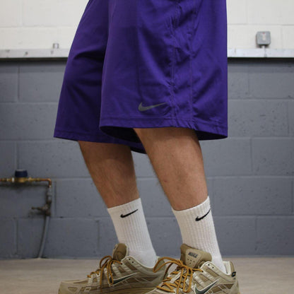 Loose Nike sports shorts y2k purple Elasticated comfy loose floaty summer gym shorts