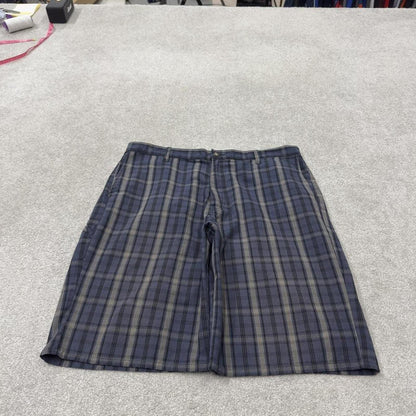 Baggy checkered Dickies carpenter shorts navy Twill chino skater style shorts loose long leg