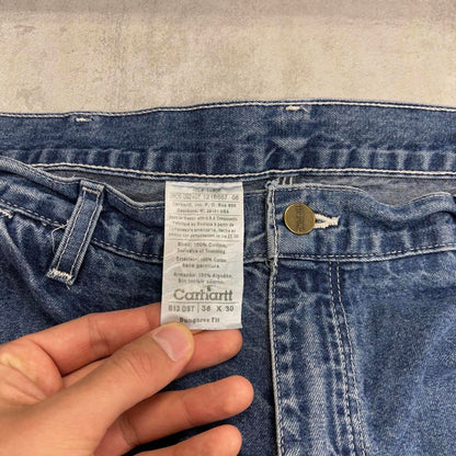 Baggy blue Carhartt carpenter jeans W36 L30