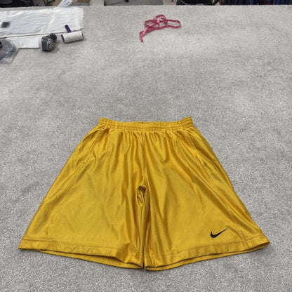 Loose Nike sports shorts y2k yellow Casual style comfy loose floaty summer gym shorts