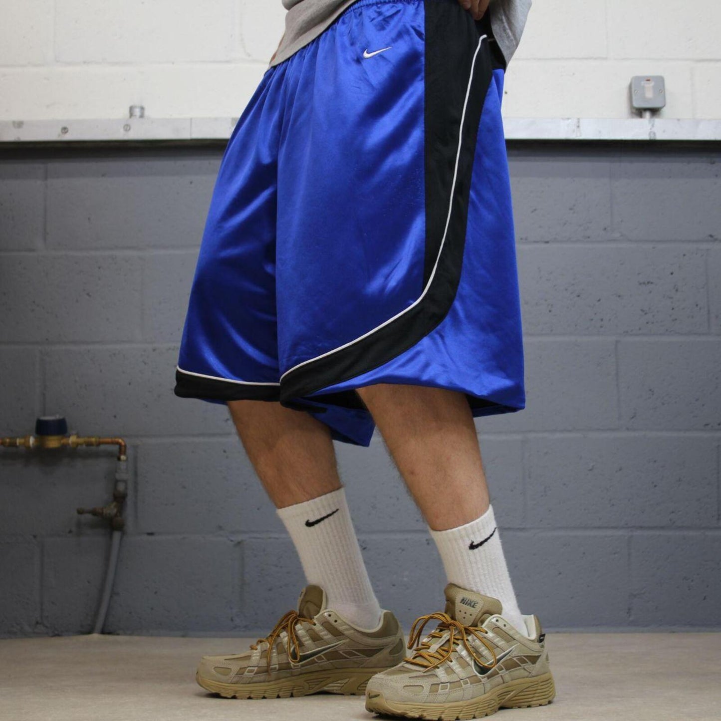 Baggy Nike sports shorts y2k blue DUKE basketball comfy loose floaty summer gym shorts